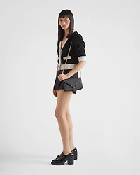 Saffiano leather shoulder bag