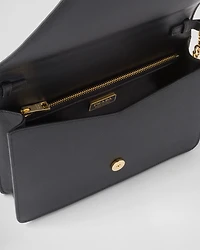 Saffiano leather shoulder bag