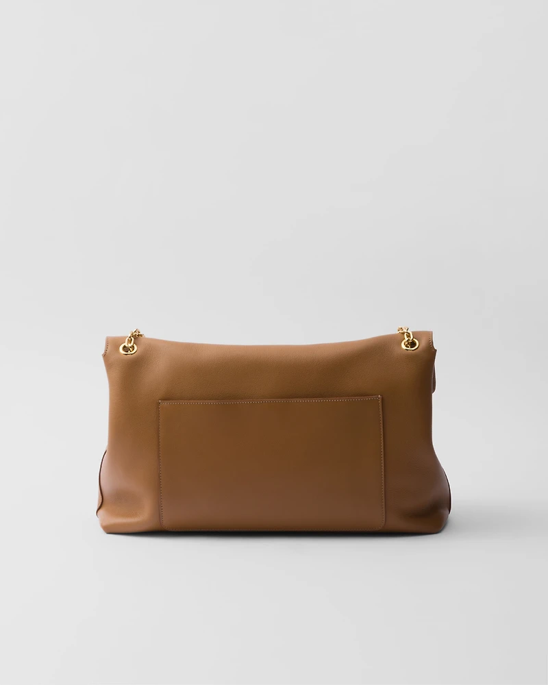 Prada Doux extra-large leather shoulder bag