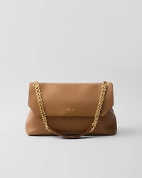 Prada Doux extra-large leather shoulder bag