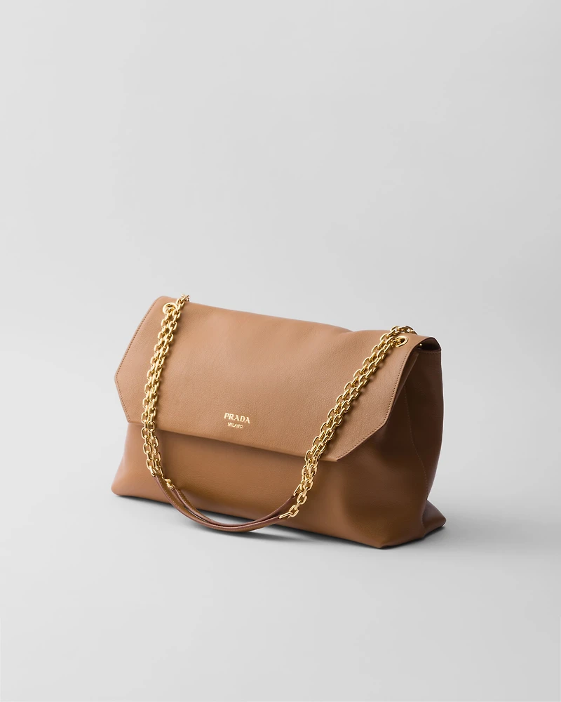 Prada Doux extra-large leather shoulder bag