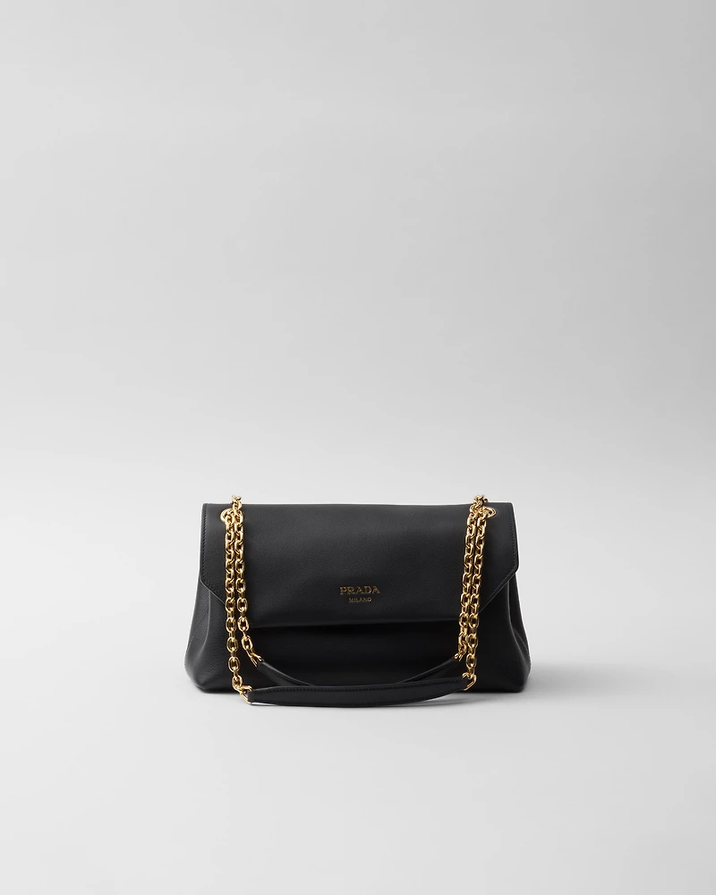 Prada Doux medium leather shoulder bag