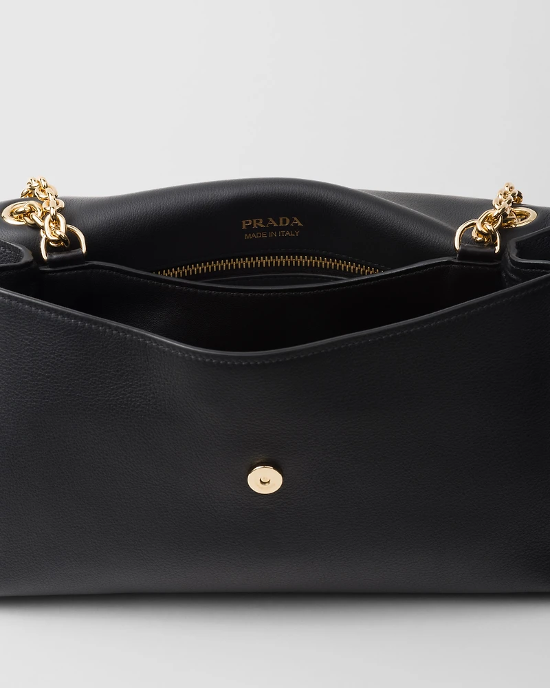 Prada Doux medium leather shoulder bag