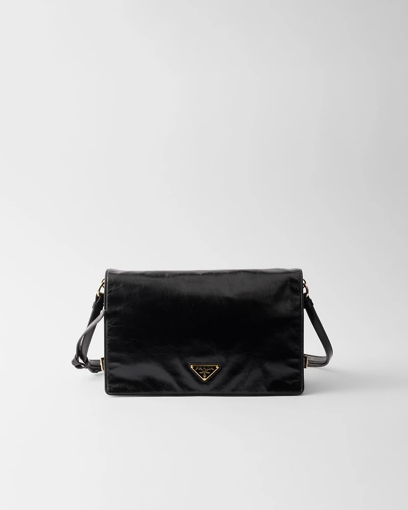 Medium leather shoulder bag