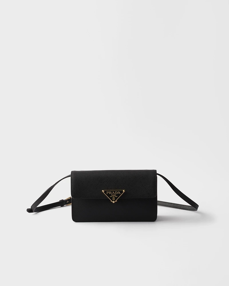 Mini Saffiano leather bag