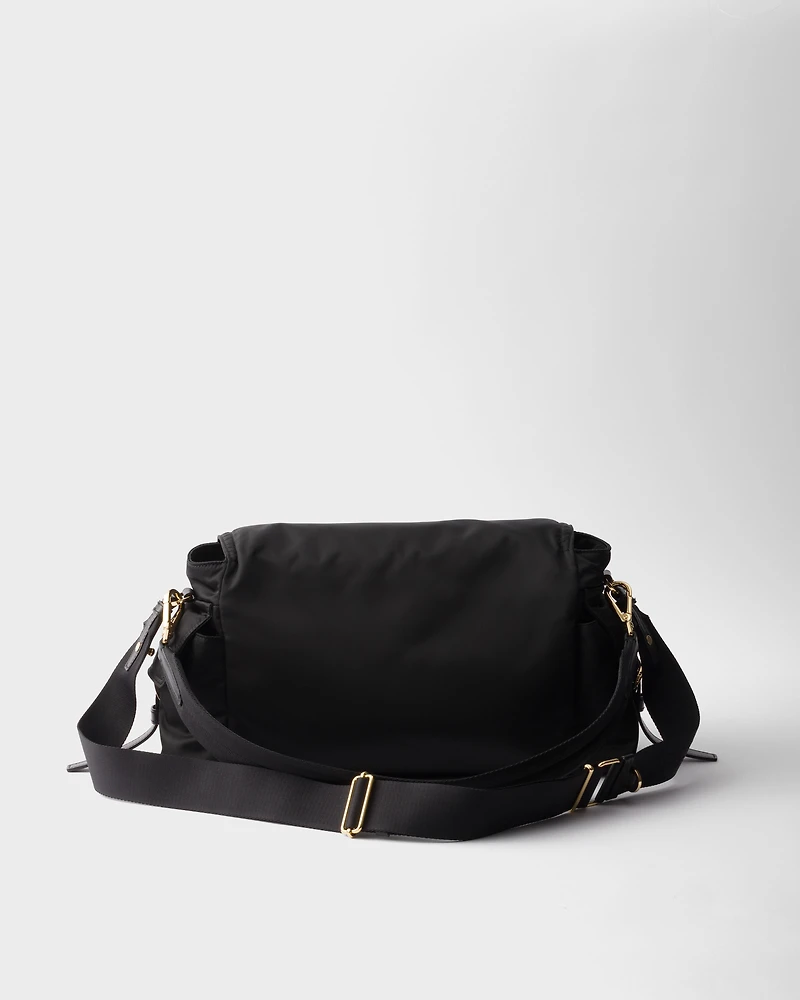 Prada Explore large Re-Nylon shoulder bag with flap