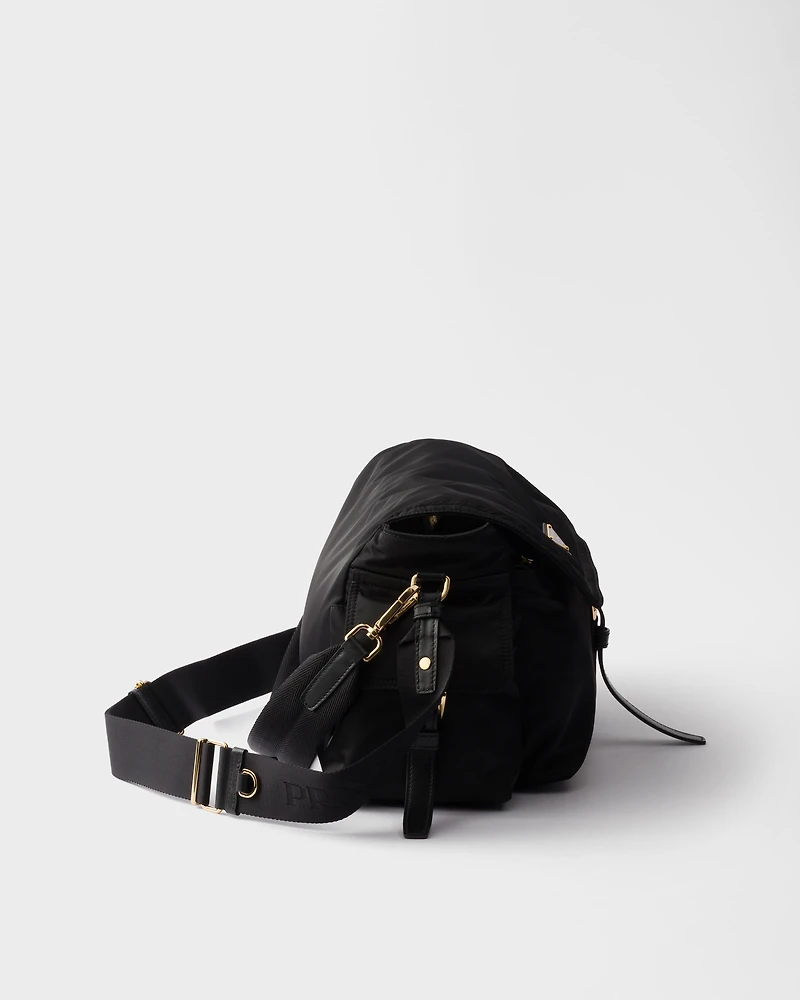 Prada Explore large Re-Nylon shoulder bag with flap