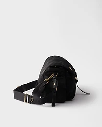Prada Explore large Re-Nylon shoulder bag with flap
