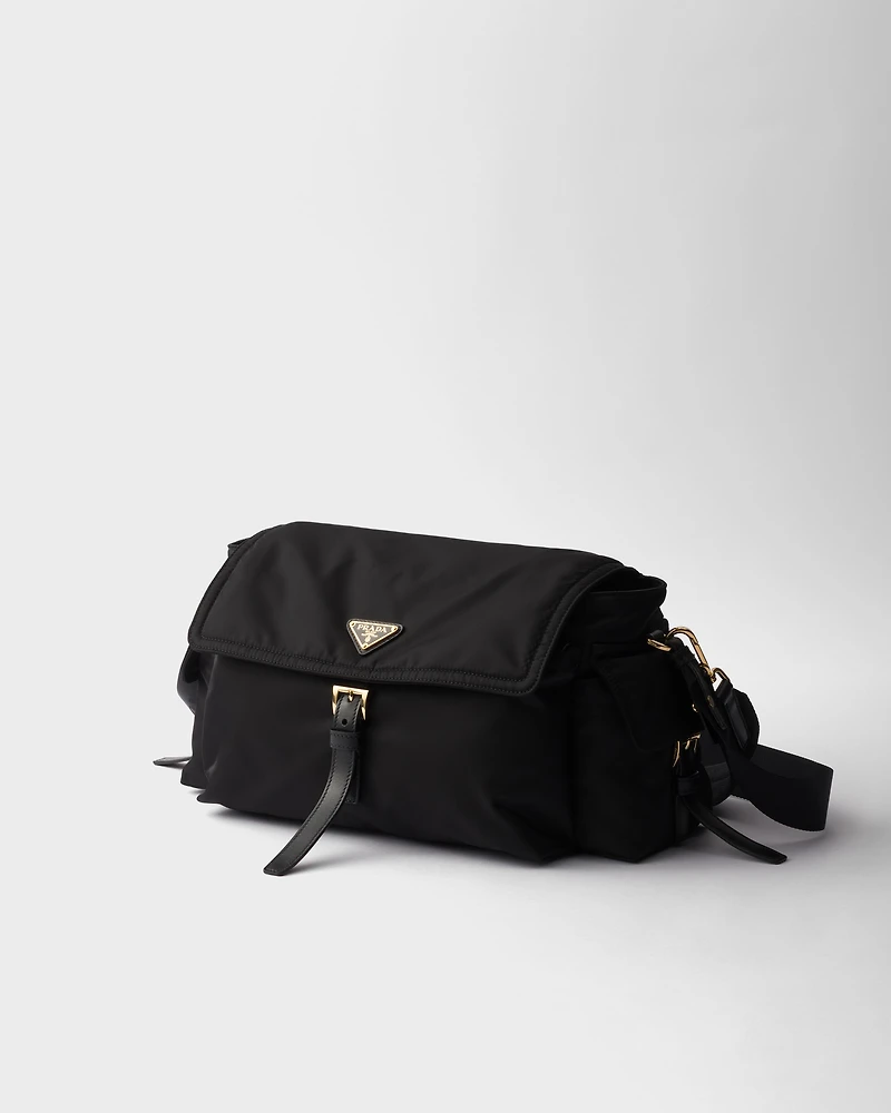 Prada Explore large Re-Nylon shoulder bag with flap