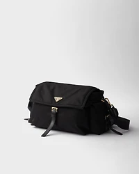 Prada Explore large Re-Nylon shoulder bag with flap