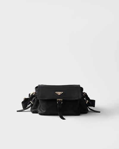 Prada Explore medium nappa leather shoulder bag with flap