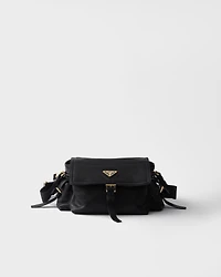 Prada Explore medium nappa leather shoulder bag with flap