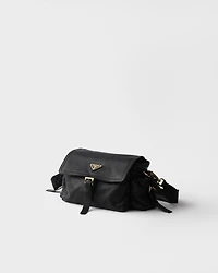Prada Explore medium nappa leather shoulder bag with flap