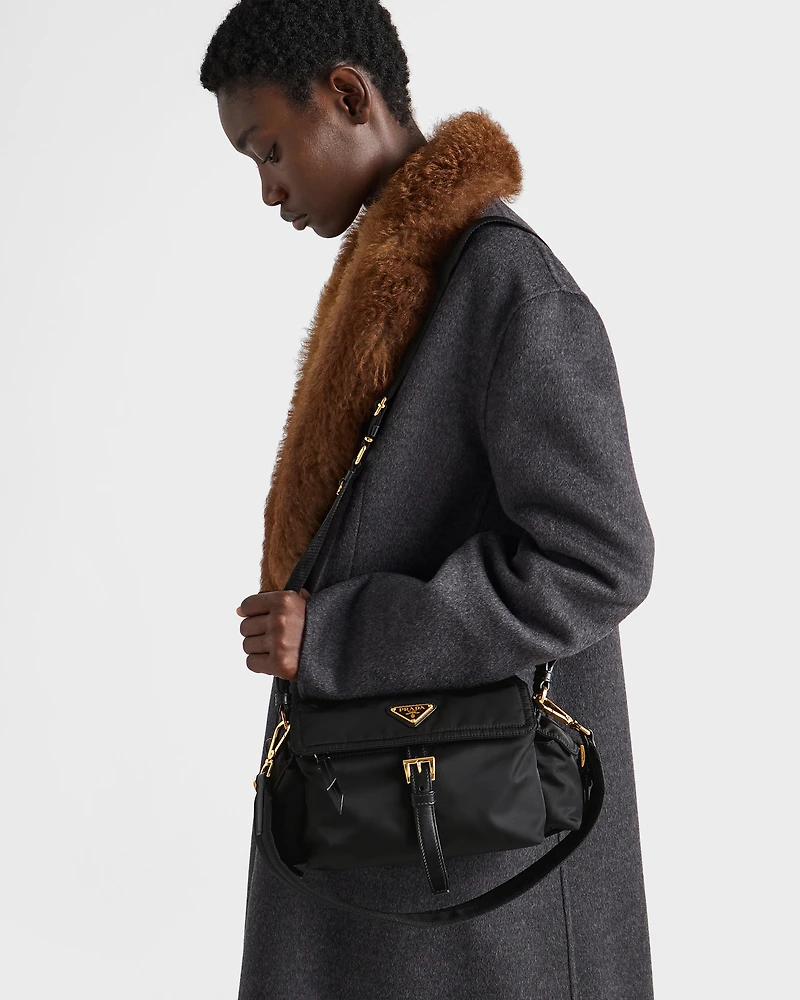 Prada Explore medium Re-Nylon shoulder bag with flap