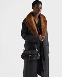 Prada Explore medium Re-Nylon shoulder bag with flap