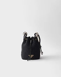 Mini crochet bucket bag