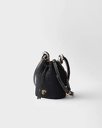 Mini crochet bucket bag