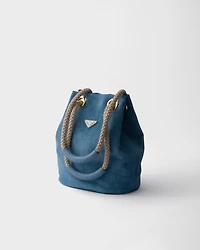 Prada Mariner small suede bucket bag