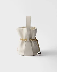 Prada Petit Sac Noir mini nappa leather bucket bag