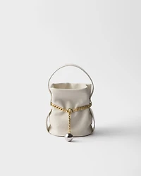 Prada Petit Sac Noir mini nappa leather bucket bag