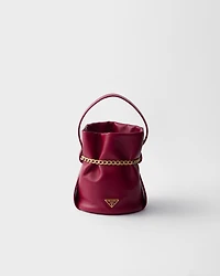 Prada Petit Sac Noir mini nappa leather bucket bag