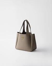 Small leather tote bag