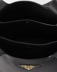 Small leather tote bag