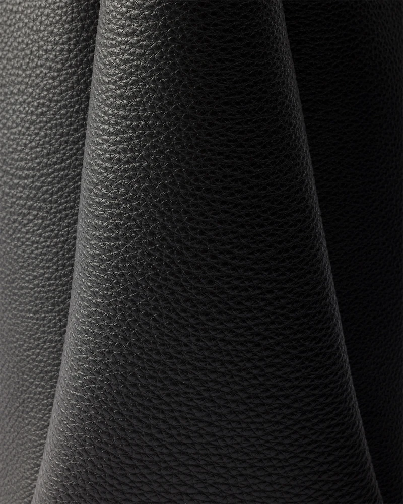 Medium leather tote bag