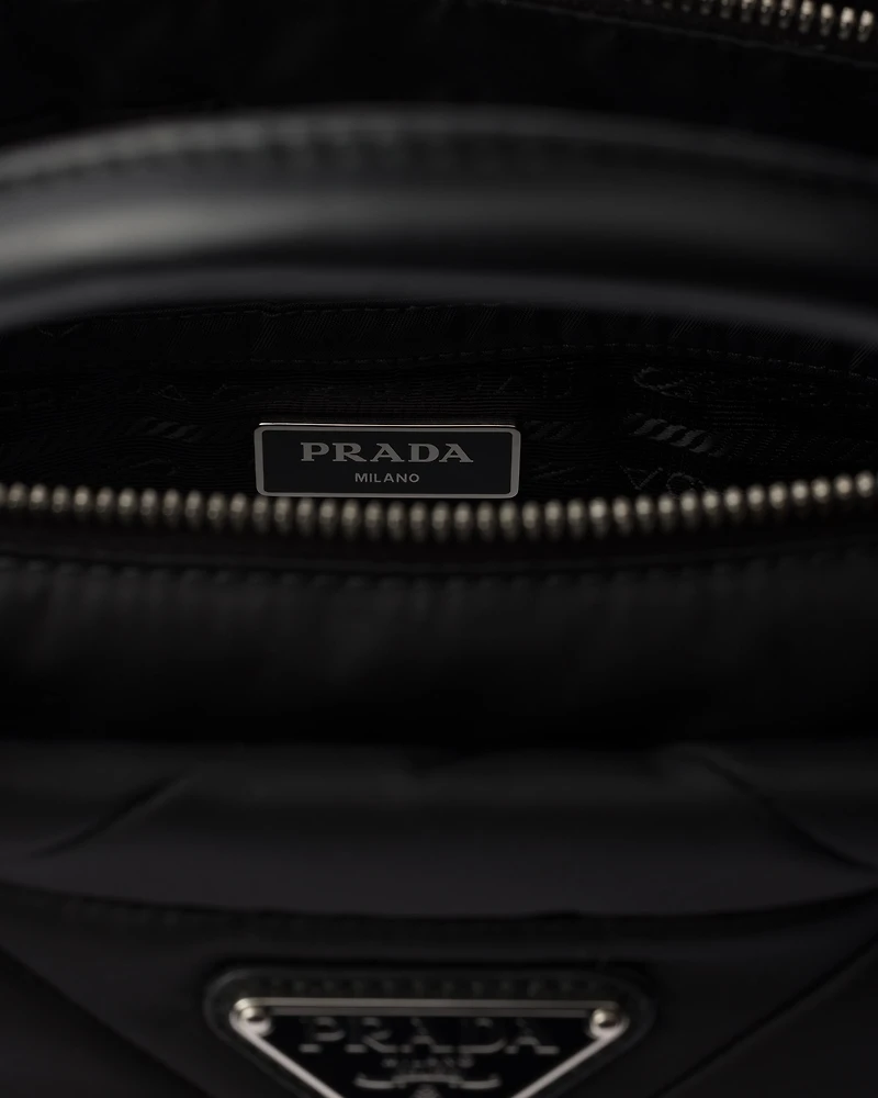 Small padded Re-Nylon tote