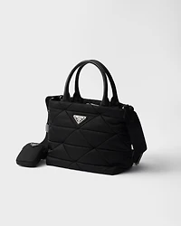 Small padded Re-Nylon tote