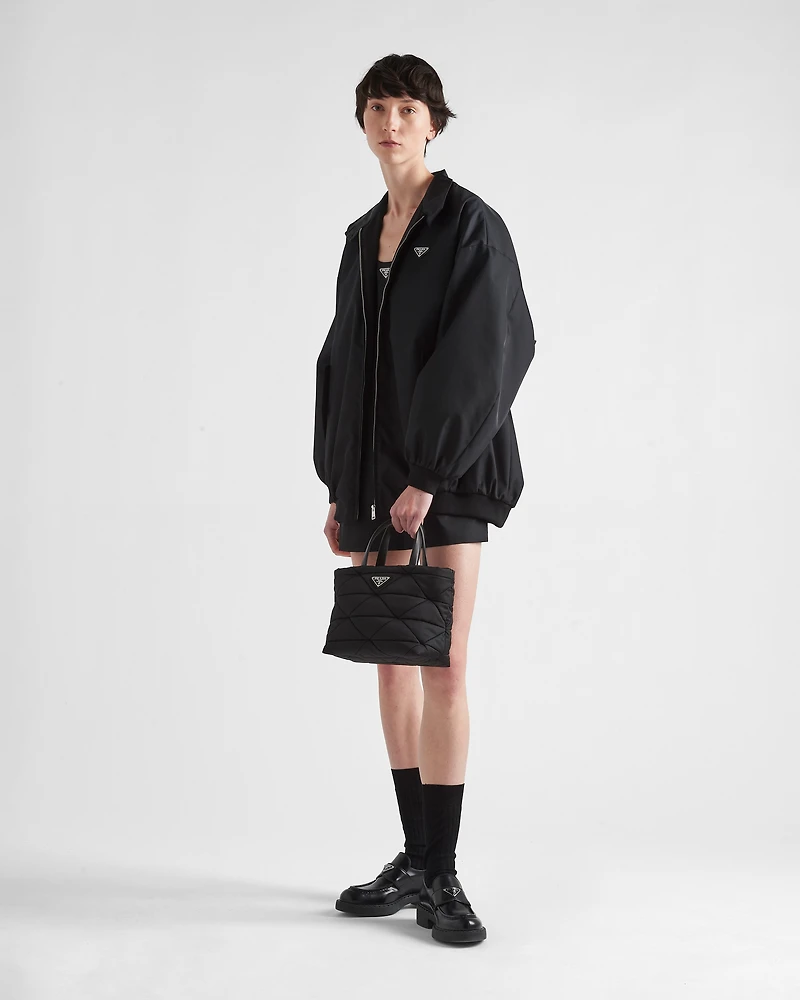 Padded Re-Nylon tote bag