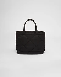 Padded Re-Nylon tote bag