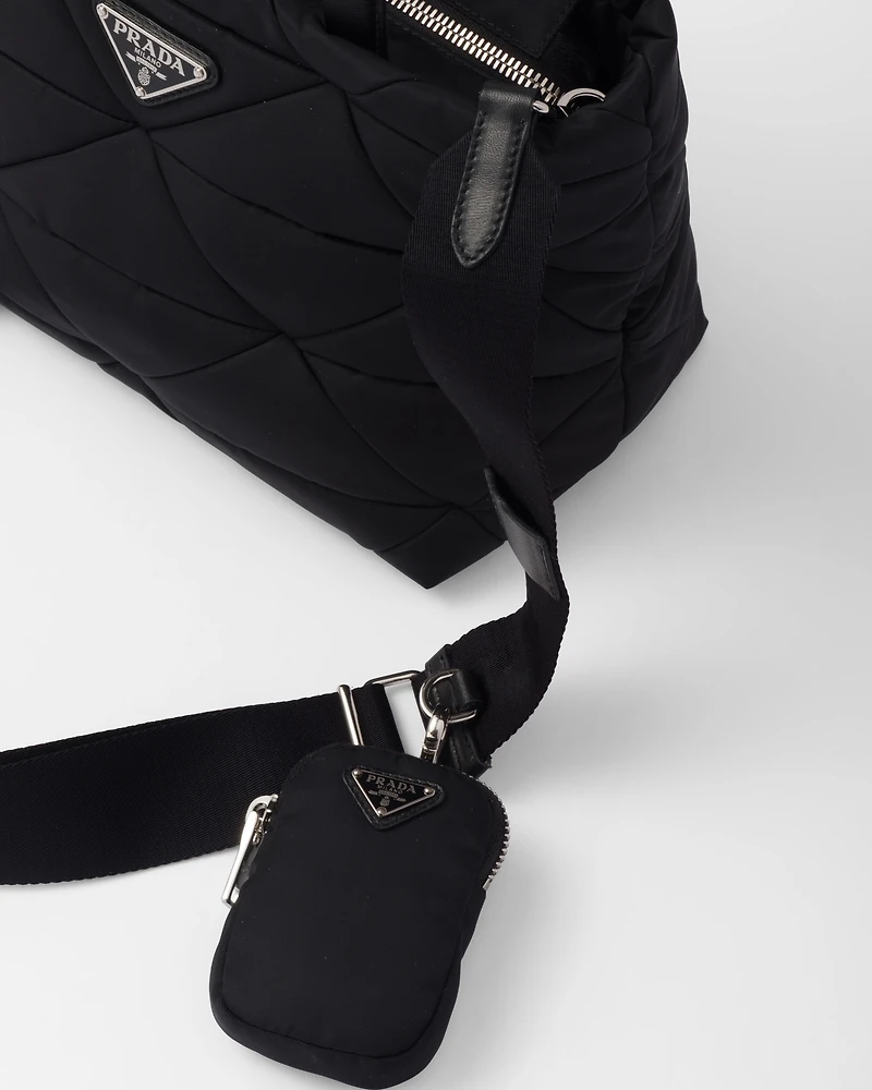 Padded Re-Nylon tote bag