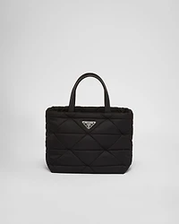 Padded Re-Nylon tote bag