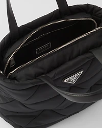 Padded Re-Nylon tote bag