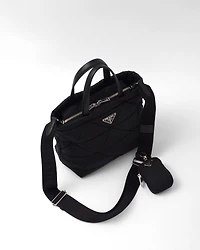 Padded Re-Nylon tote bag