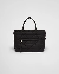 Small Re-Nylon padded tote bag