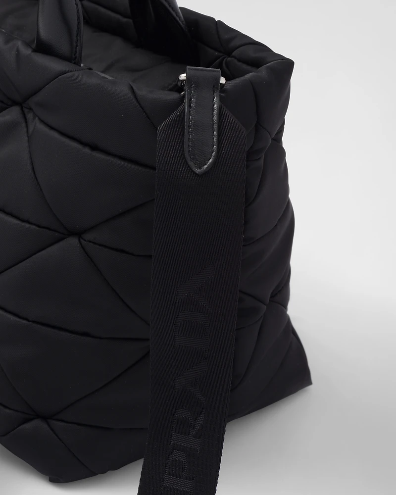 Small Re-Nylon padded tote bag