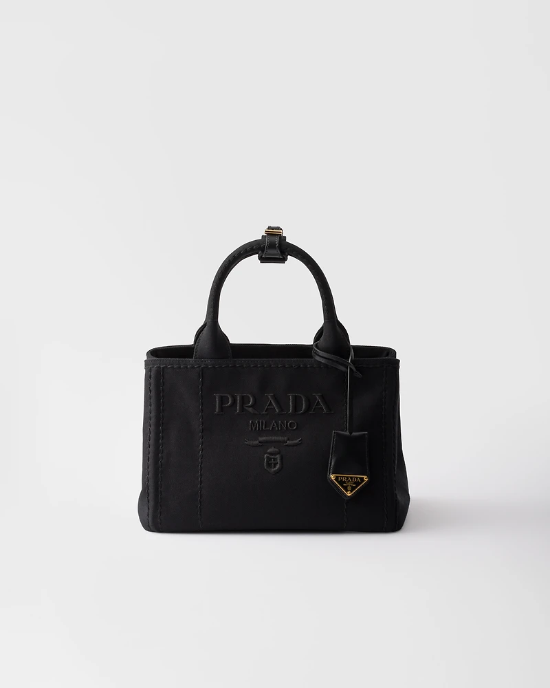 Prada Jardinière small cotton canvas handbag