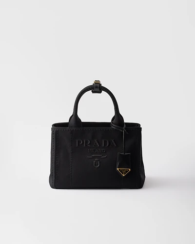Prada Jardinière small cotton canvas handbag