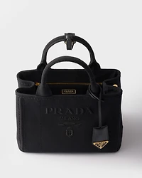 Prada Jardinière small cotton canvas handbag