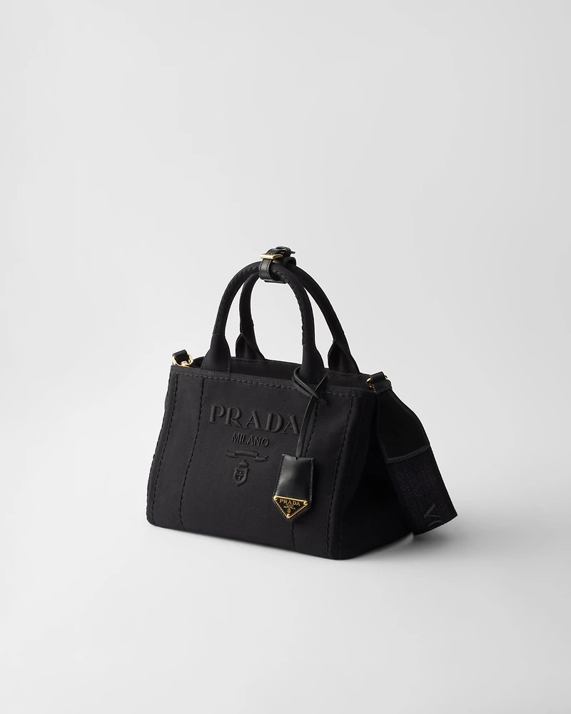 Prada Jardinière small cotton canvas handbag