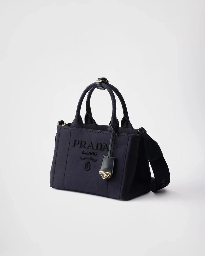 Prada Jardinière small cotton canvas handbag