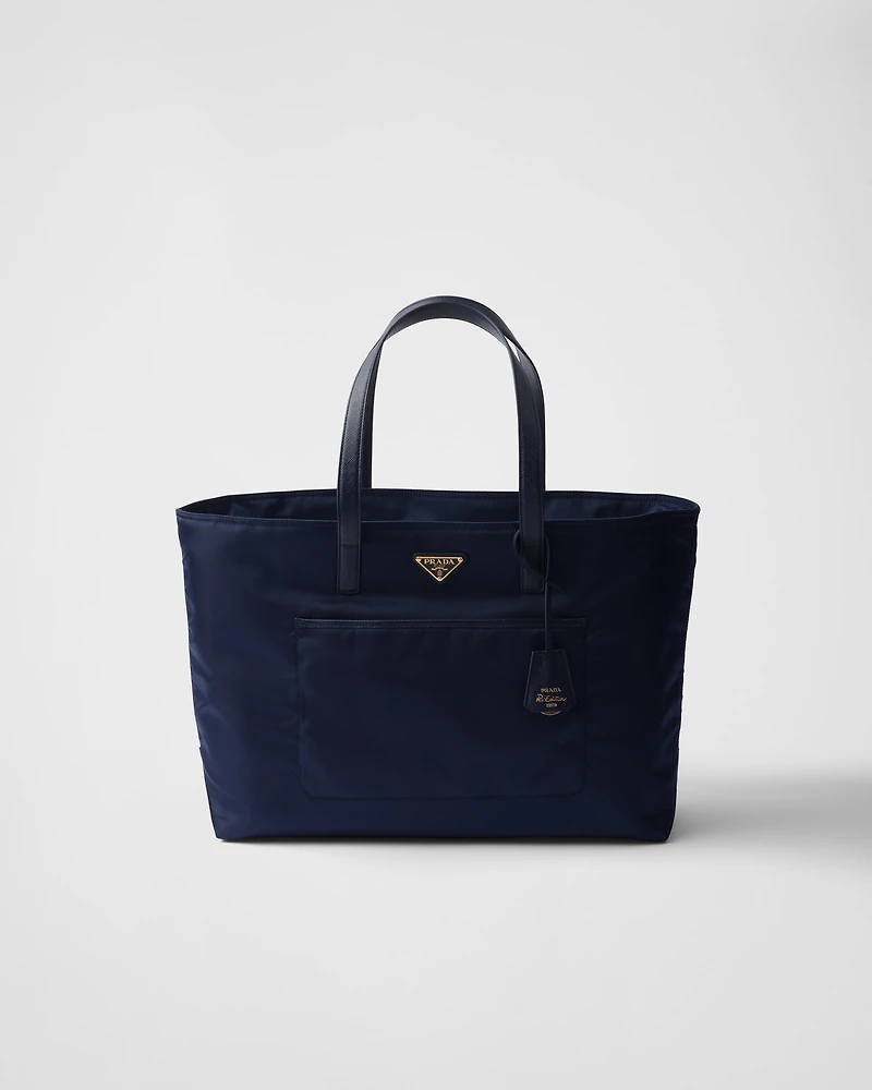 Prada Re-Edition 1978 large Re-Nylon and Saffiano leather tote bag