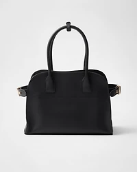 Medium leather tote bag