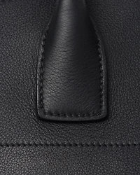 Medium leather tote bag