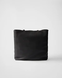 Large leather tote bag