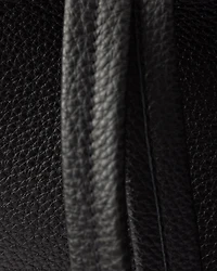 Large leather tote bag