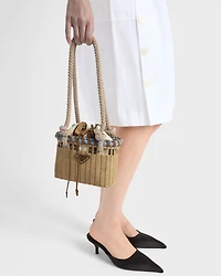 Mini wicker bag