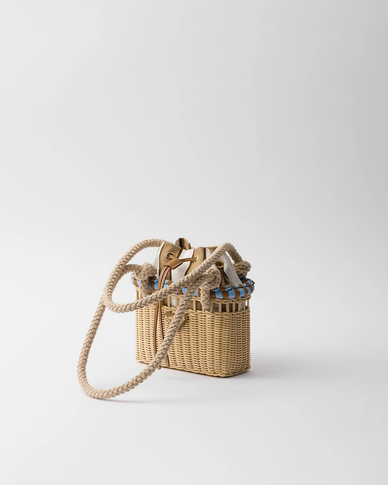 Mini wicker bag